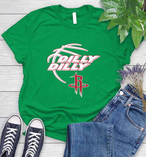 NBA Houston Rockets Dilly Dilly Basketball Sports Women's T-Shirt 6