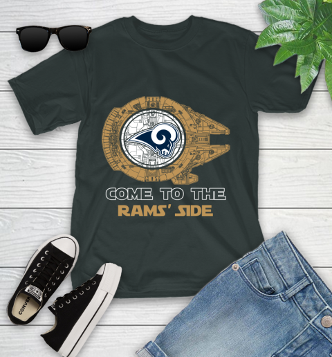 NFL Come To The Los Angeles Rams Wars Football Sports Youth T-Shirt 6