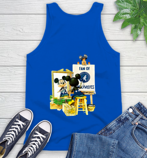 NBA Basketball Minnesota Timberwolves Mickey Drawing Shirt 69