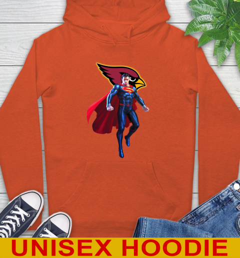 NFL Superman DC Sports Football Arizona Cardinals Hoodie 5