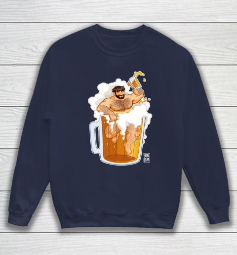 ADAM LIKES A BIG BEER LGBT Gay Pride Sweatshirt 2