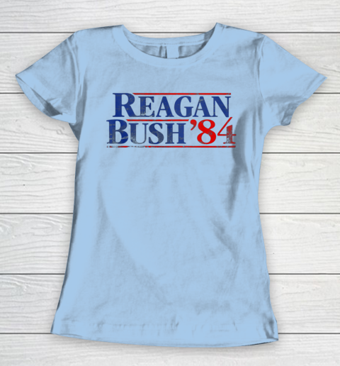 Reagan Bush 84 Vintage Style Conservative Republican Women's T-Shirt 4