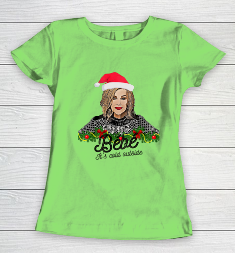 Bebe Its Cold Outside Meme Ugly Christmas Women S T Shirt Tee For Sports