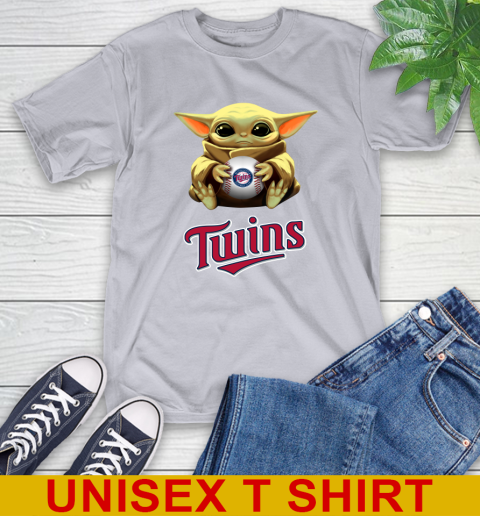 MLB Baseball Minnesota Twins Star Wars Baby Yoda Shirt 6