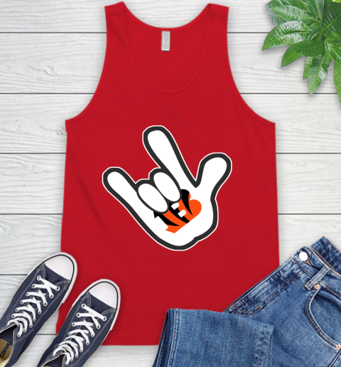 Cincinnati Bengals NFL Football Mickey Rock Hand Disney Tank Top 7 Cincinnati Bengals NFL Football Mickey Rock Hand Disney Tank Top - Image 7