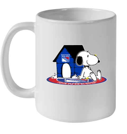 NHL Hockey New York Rangers Snoopy The Peanuts Movie Shirt Ceramic Mug 11oz