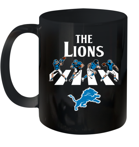 NFL Football Detroit Lions The Beatles Rock Band Shirt Ceramic Mug 11oz