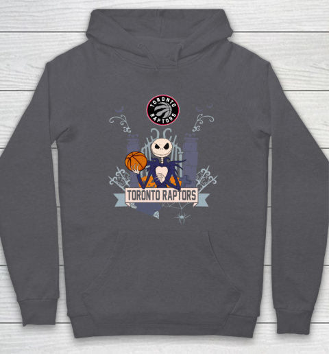 NBA Toronto Raptors Basketball Jack Skellington Halloween Hoodie 4
