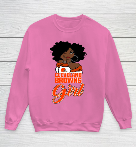 Cleveland Browns Girl NFL Youth Sweatshirt 7
