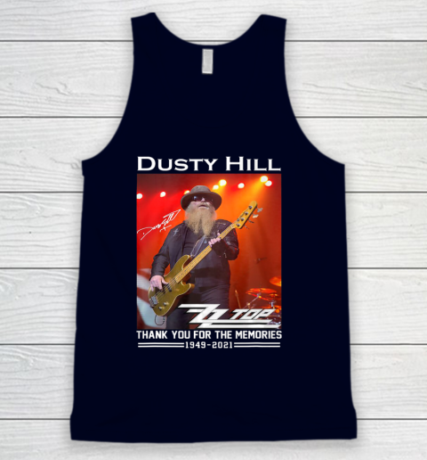 Dusty Hill Thank You For Memories Tank Top 2