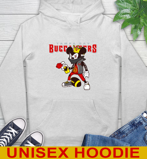 Tampa Bay Buccaneers NFL Football Mickey Peace Sign Sports Hoodie