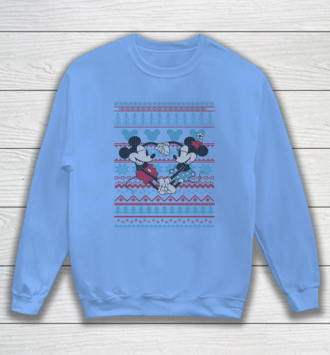 Disney Mickey And Minnie Mouse Christmas Ugly Sweater Style Sweatshirt 8