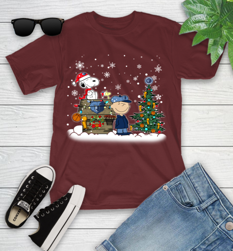 Memphis Grizzlies NBA Basketball Christmas The Peanuts Movie Snoopy Championship Youth T-Shirt 14