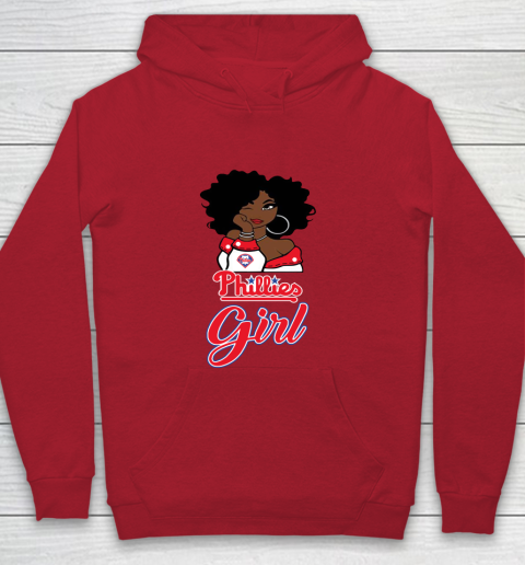 Philadelphia Philliess Girl MLB Youth Hoodie 9