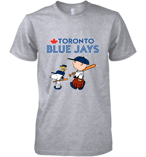 Toronto Blue Jays Let's Play Baseball Together Snoopy MLB Youth T-Shirt 