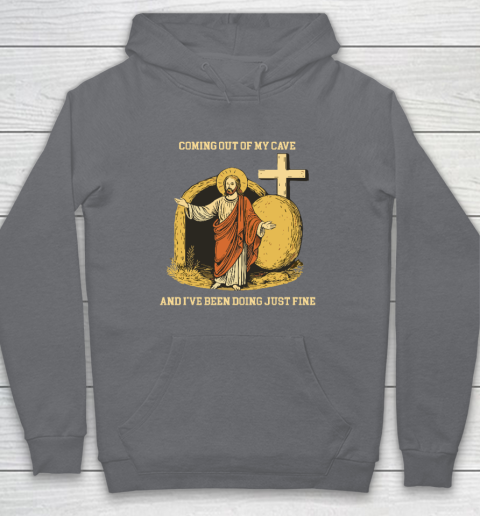 Coming Out Of My Cave Jesus Hoodie 3