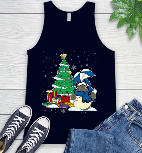 Los Angeles Dodgers MLB Baseball Cute Tonari No Totoro Christmas Sports Tank Top 2