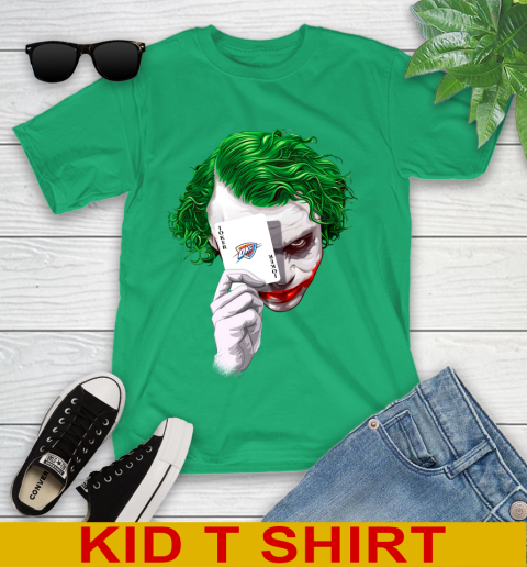 Oklahoma City Thunder NBA Basketball Joker Card Shirt Youth T-Shirt 7