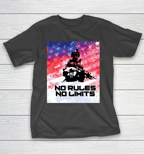 Veteran Shirt No Rules No Limits Proud Army National Guard T-Shirt