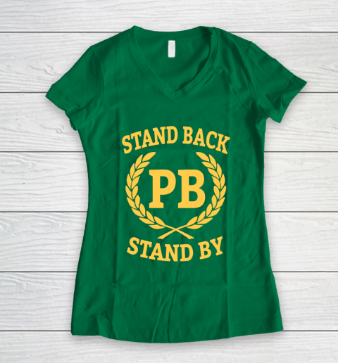 Stand Back And Stand By Women's V-Neck T-Shirt 3