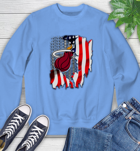 Miami Heat NBA Basketball American Flag Sweatshirt 12 Miami Heat NBA Basketball American Flag Sweatshirt - Image 12