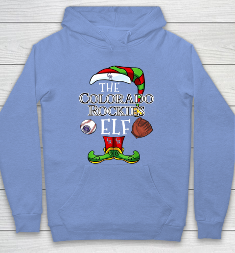 Colorado Rockies Christmas ELF Funny MLB Hoodie 8