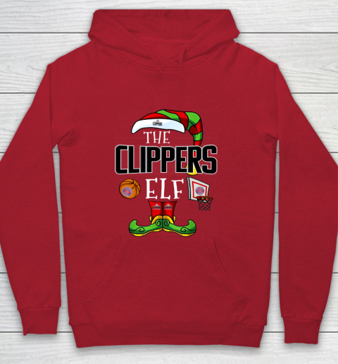 LA Clippers Christmas ELF Funny NBA Youth Hoodie 7