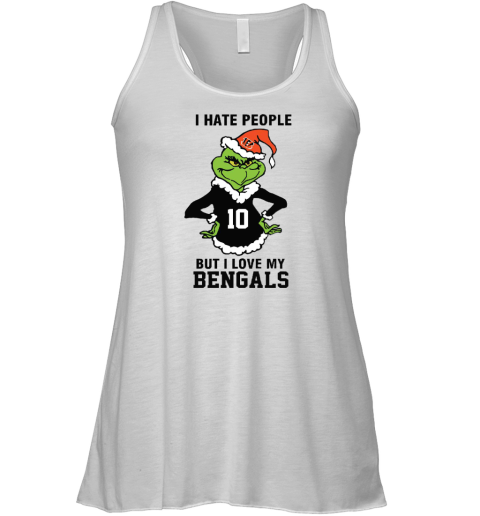 I Hate People But I Love My Bengals Cincinnati Bengals NFL Teams Racerback Tank