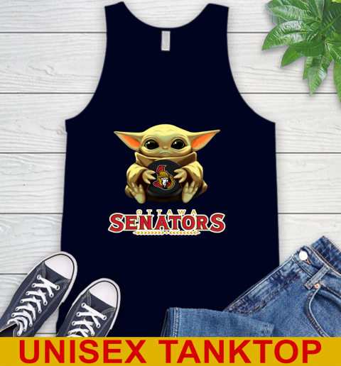 NHL Hockey Ottawa Senators Star Wars Baby Yoda Shirt 72