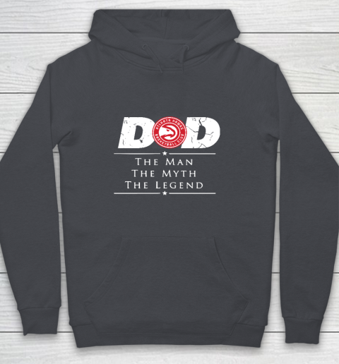 Atlanta Hawks NBA Basketball Dad The Man The Myth The Legend Youth Hoodie 5