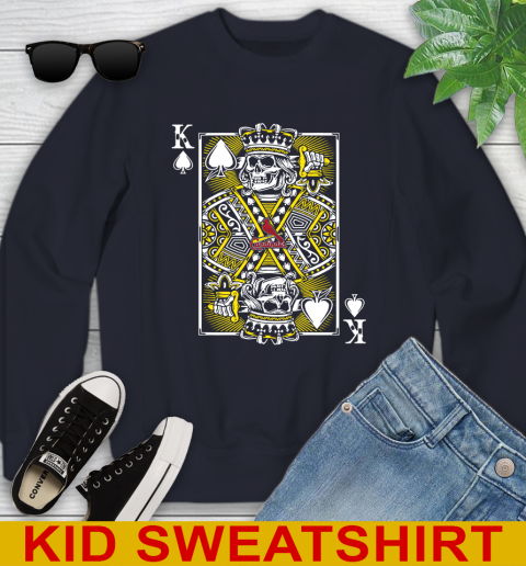 St.Louis Cardinals MLB Baseball The King Of Spades Death Cards Shirt Youth Sweatshirt 2