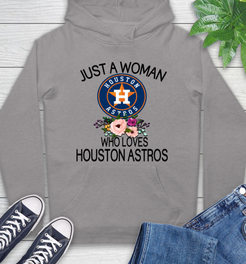 MLB Just A Woman Who Loves Houston Astros Baseball Sports Hoodie 4