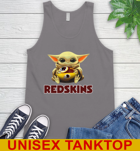 NFL Football Washington Redskins Baby Yoda Star Wars Shirt Tank Top 7