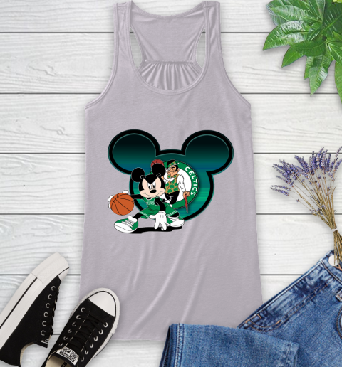 NBA Boston Celtics Mickey Mouse Disney Basketball Racerback Tank 5