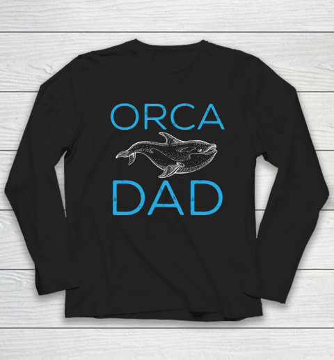 Funny Orca Lover Graphic for Boys Men Dads Whale Long Sleeve T-Shirt