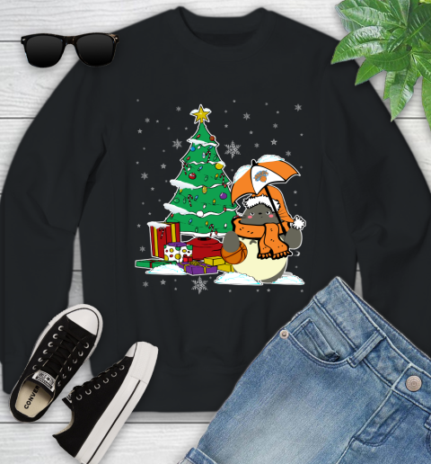 New York Knicks NBA Basketball Cute Tonari No Totoro Christmas Sports Youth Sweatshirt