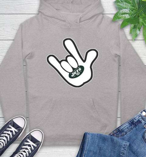 New York Jets NFL Football Mickey Rock Hand Disney Hoodie 12