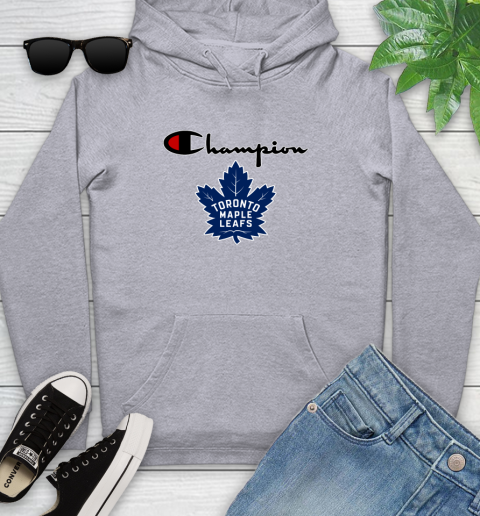 NHL Hockey Toronto Maple Leafs Champion Shirt Youth Hoodie 4