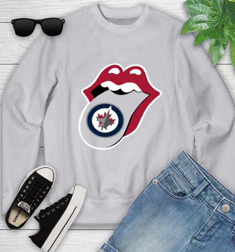 Winnipeg Jets NHL Hockey Lips I Root For My Team Adoring Fan 118
