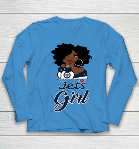 Winnipeg Jets Girl NHL Youth Long Sleeve 7