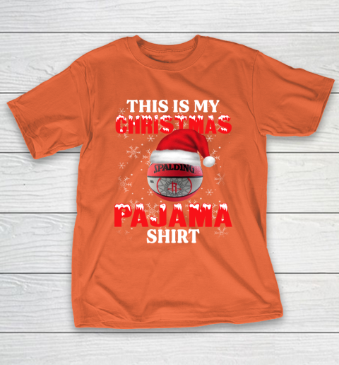 Houston Rockets This Is My Christmas Pajama Shirt NBA T-Shirt 4