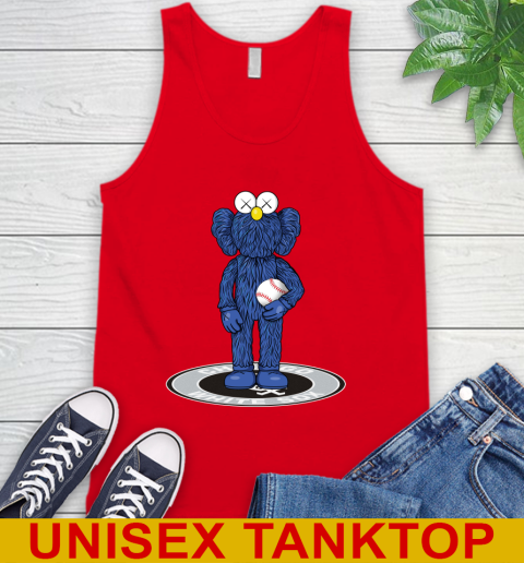 MLB Baseball Chicago White Sox Kaws Bff Blue Figure Shirt Tank Top 6