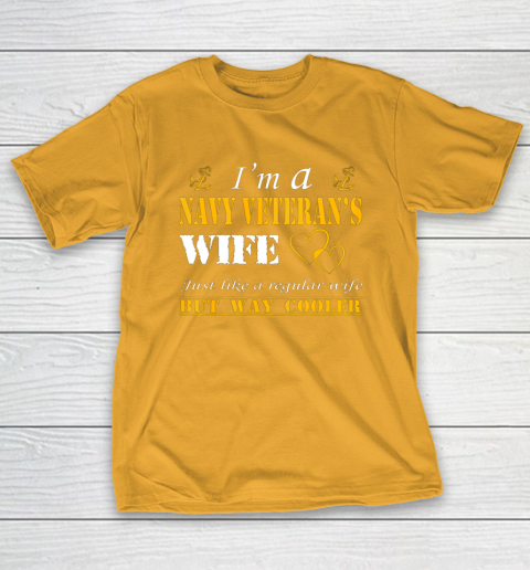 Womens I am a Navy veterans wife t shirt Navy veteran T-Shirt 2