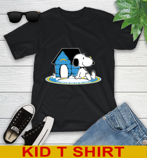 NFL Football Los Angeles Chargers Snoopy The Peanuts Movie Shirt Youth T-Shirt NFL Football Los Angeles Chargers Snoopy The Peanuts Movie Shirt Youth T-Shirt 2