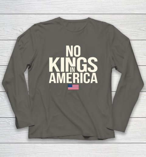 No Kings In America Long Sleeve T-Shirt 4