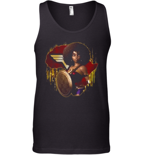 black wonder woman shirt