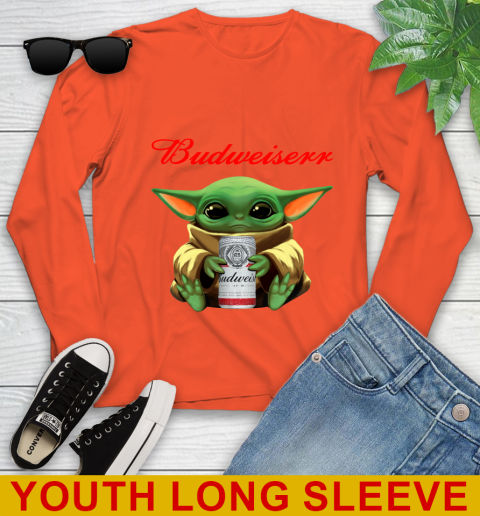 Star Wars Baby Yoda Hugs Budweiser Beer Shirt 125