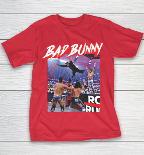 Bad Bunny WWE Youth T-Shirt 7