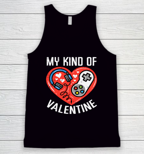 My Kind Valentine Gamer Valentines Day Gaming Tank Top