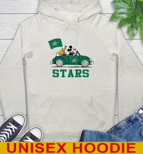 NHL Hockey Dallas Stars Pluto Mickey Driving Disney Shirt Hoodie 12